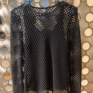 Only Hearts black shirt with overlay.